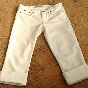 Mint condition Joe's Jeans white denim capri